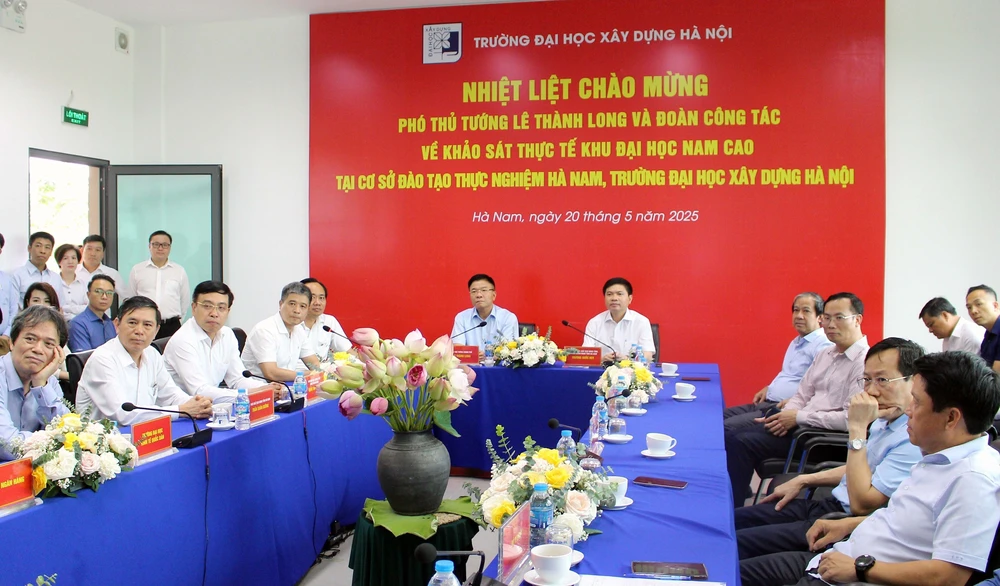 Phó Thủ tướng Lê Thành Long: Nhất trí chủ trương xây dựng Phân hiệu 2 của Đại học Kinh tế Quốc dân và Đại học Xây dựng tại Khu Đại học Nam Cao - Ảnh 2.