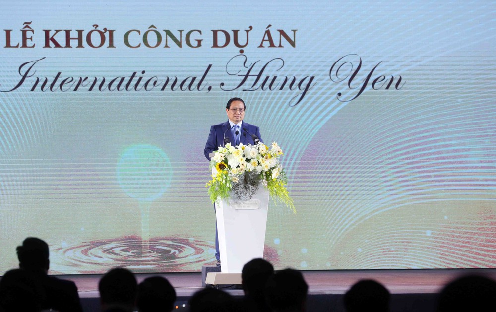 Thủ tướng Phạm Minh Chính: Dự án Trump International Hung Yen góp phần thúc đẩy Hưng Yên phát triển nhanh, bền vững - Ảnh 1.