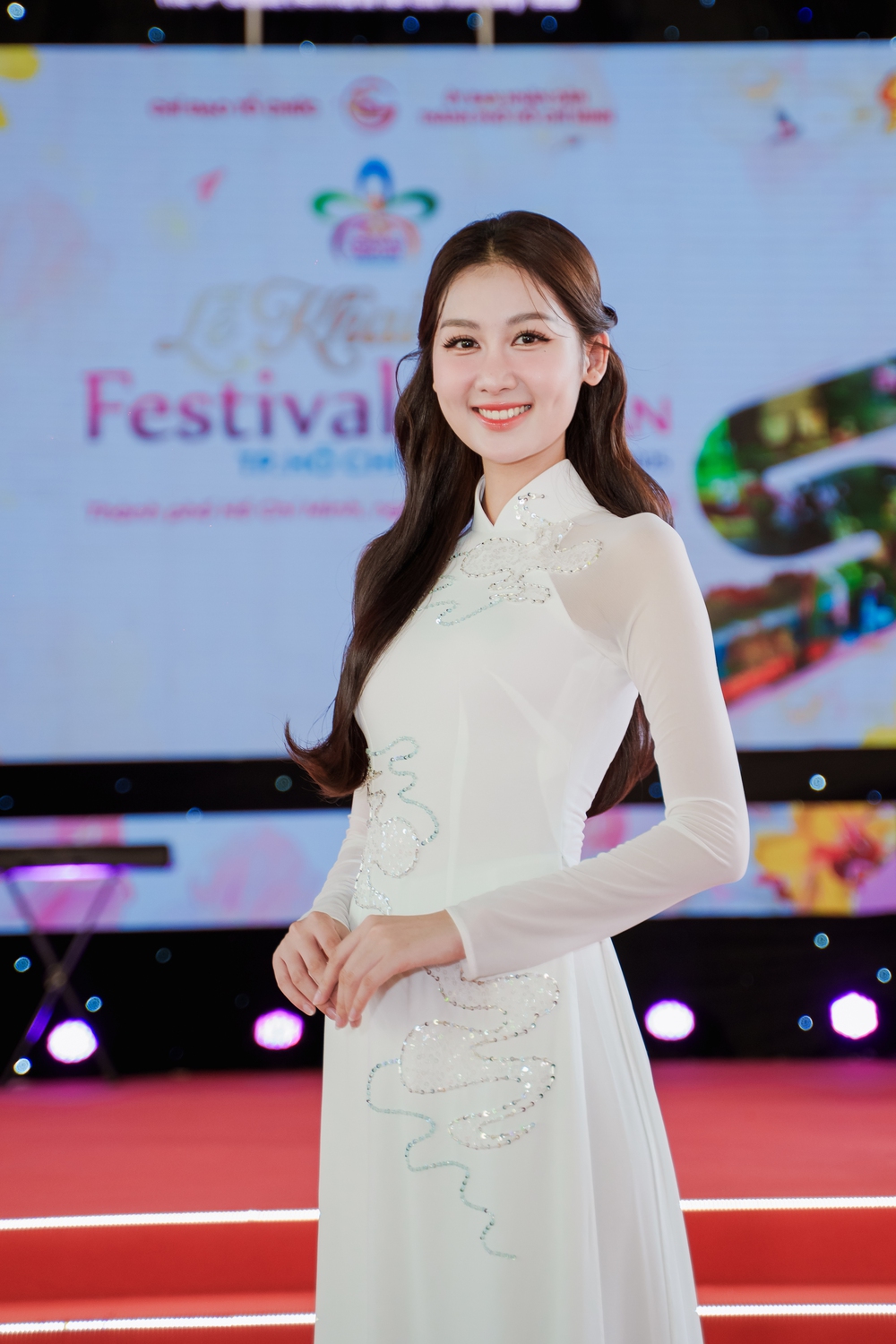 Hoa hậu Võ Lê Quế Anh trở thành đại sứ Festival Hoa Lan 2025 - Ảnh 1.