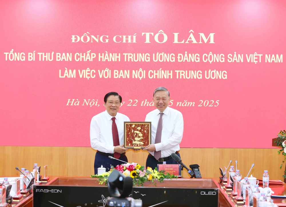 Tổng Bí thư Tô Lâm: Công tác nội chính phải hướng mục tiêu giữ vững ổn định để phát triển đất nước - Ảnh 5.