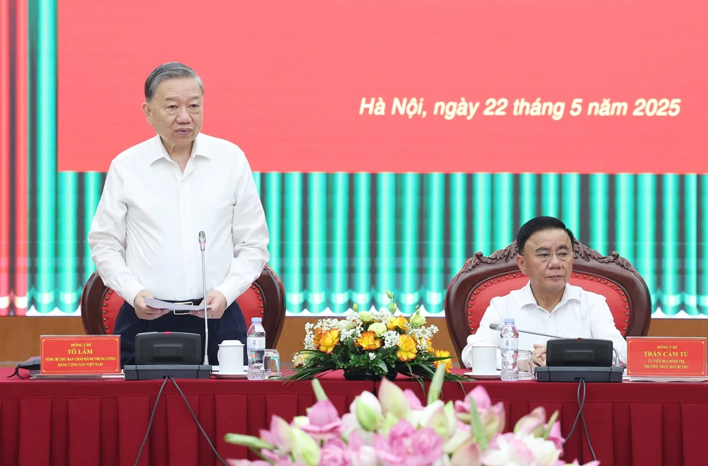 Tổng Bí thư Tô Lâm làm việc với Ủy ban Kiểm tra Trung ương - Ảnh 2.