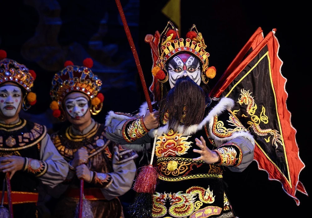 Hình ảnh đẹp về Tuồng - loại hình nghệ thuật sân khấu cổ truyền đặc sắc - Ảnh 5.