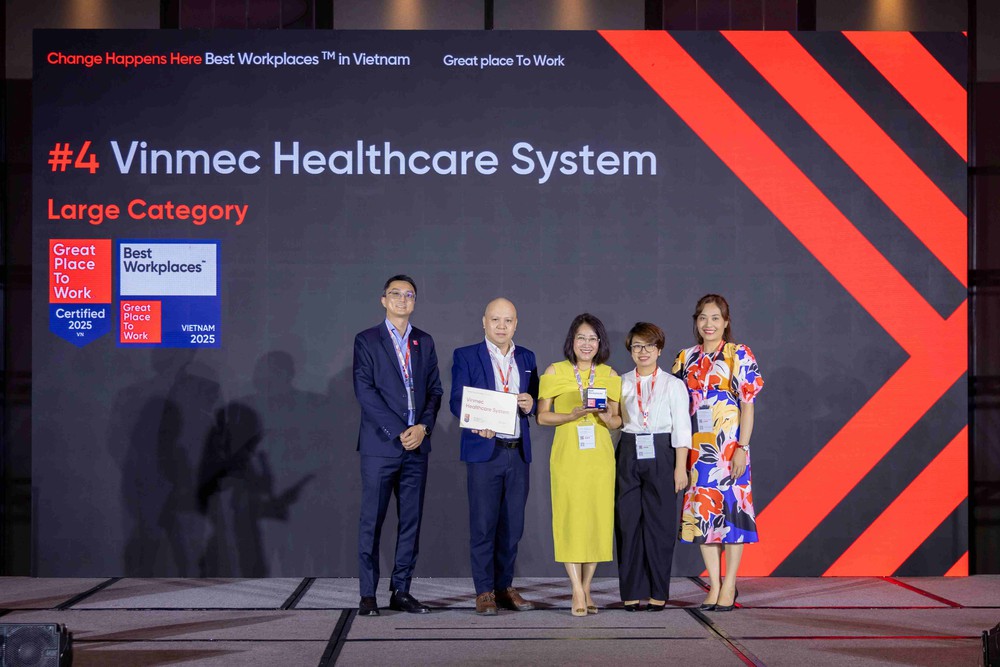 Vinmec lọt top 5 nơi làm việc xuất sắc nhất Việt Nam - Ảnh 1.