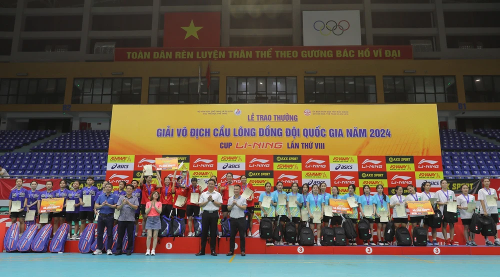 Khởi tranh Giải vô địch cầu lông đồng đội Quốc gia năm 2025 - Tranh Cúp Li-Ning - Lần thứ IX: Sẵn sàng cho những màn tranh tài đỉnh cao - Ảnh 3.