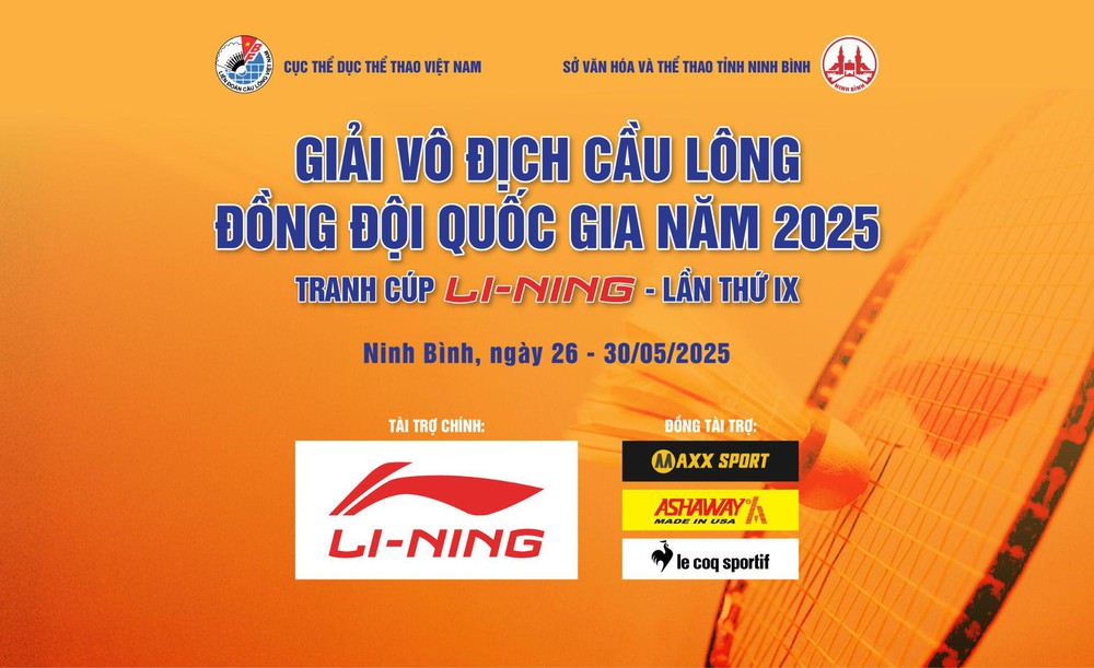 Khởi tranh Giải vô địch cầu lông đồng đội Quốc gia năm 2025 - Tranh Cúp Li-Ning - Lần thứ IX: Sẵn sàng cho những màn tranh tài đỉnh cao - Ảnh 1.