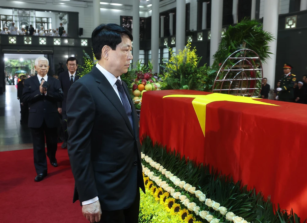 Lễ Quốc tang nguyên Chủ tịch nước Trần Đức Lương - Ảnh 6.