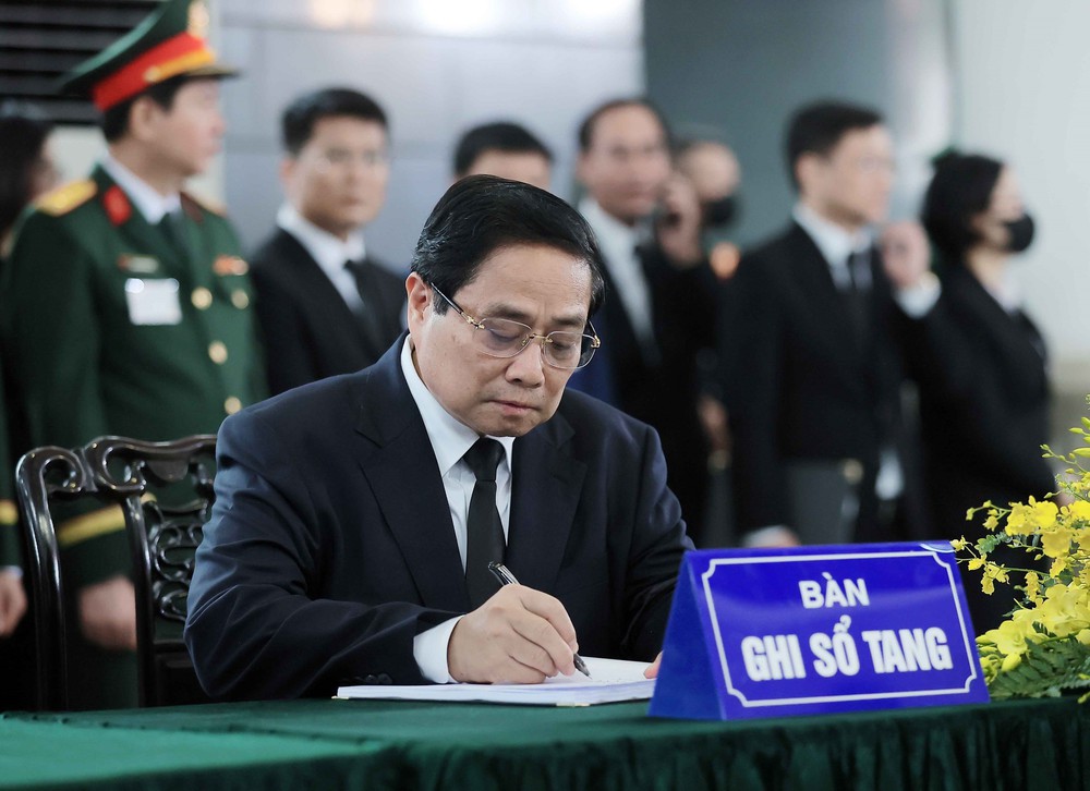 Lễ Quốc tang nguyên Chủ tịch nước Trần Đức Lương - Ảnh 22.