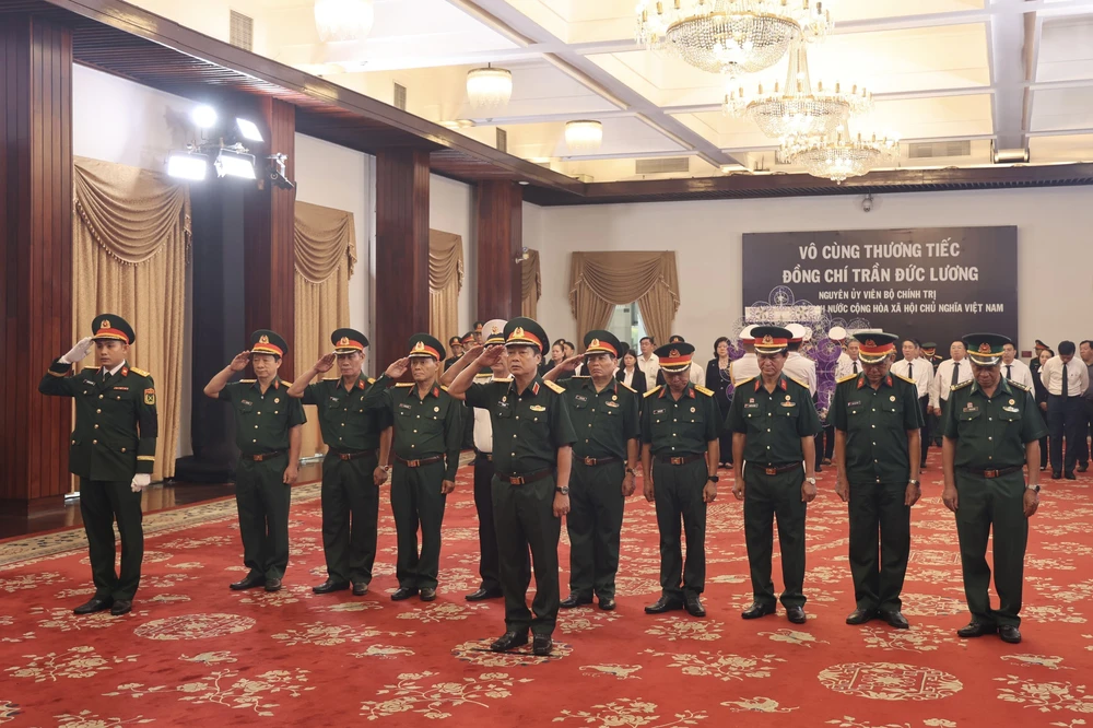 Lễ Quốc tang nguyên Chủ tịch nước Trần Đức Lương tại Thành phố Hồ Chí Minh - Ảnh 16.