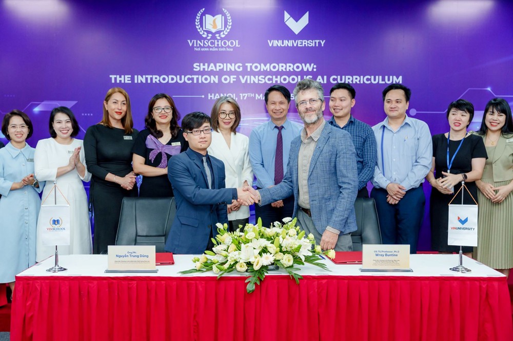 Vinschool triển khai chương trình giáo dục trí tuệ nhân tạo toàn diện từ mầm non đến lớp 12 - Ảnh 1.