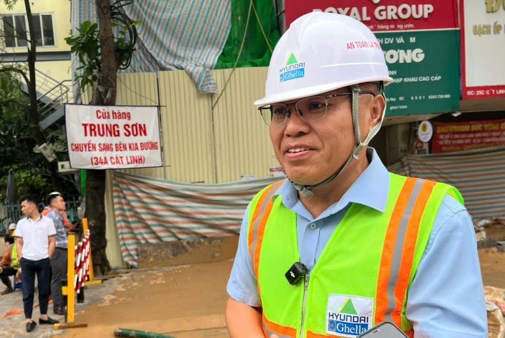 Khắc phục sự cố phun trào phụ gia Metro Nhổn - Ga Hà Nội - Ảnh 2. Khắc phục sự cố phun trào phụ gia Metro Nhổn - Ga Hà Nội - Ảnh 2.