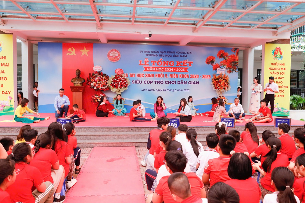 Hiệu trưởng, nhà thơ, Phụ huynh và Học Sinh cùng lan tỏa Trò chơi dân gian trong học đường - Ảnh 6.