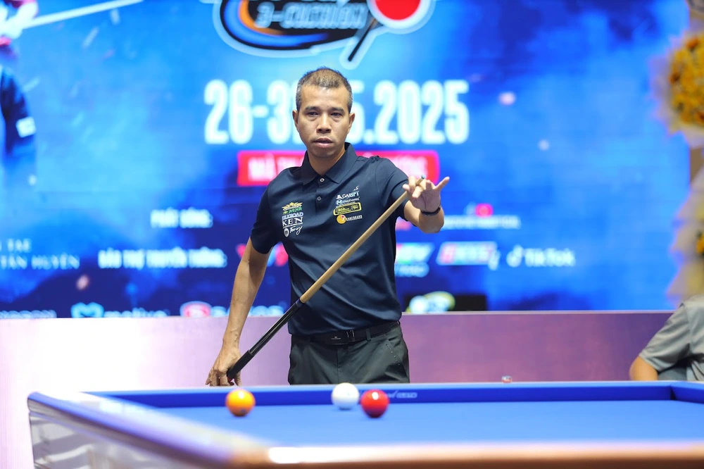 Trần Quyết Chiến ngược dòng ngoạn mục, giành vé vào bán kết giải billiards carom 3 băng quốc tế - Ảnh 1.