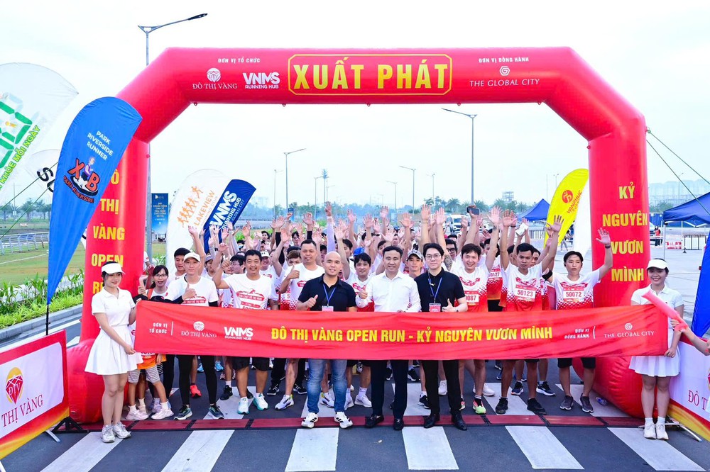 "Đô Thị Vàng Open Run" – Nơi tinh thần thể thao gặp gỡ ngành kim hoàn - Ảnh 1. "Đô Thị Vàng Open Run" – Nơi tinh thần thể thao gặp gỡ ngành kim hoàn - Ảnh 1.