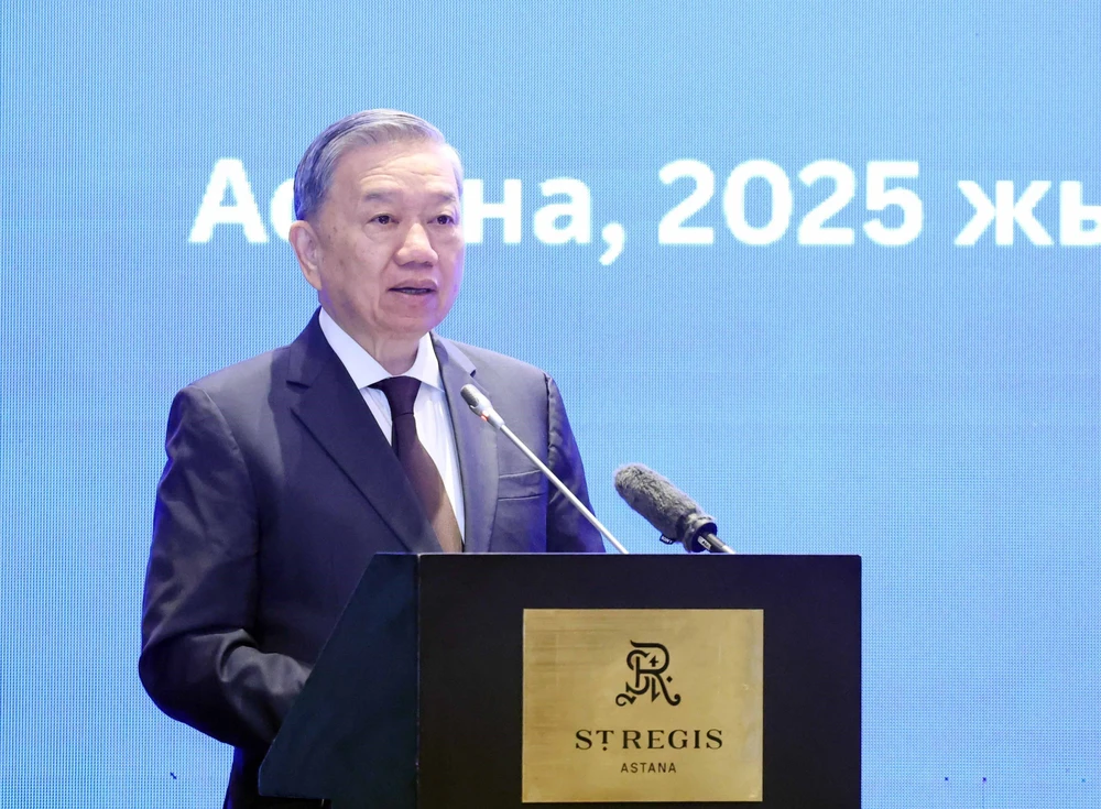 Tổng Bí thư Tô Lâm dự Tọa đàm bàn tròn Doanh nghiệp Việt Nam – Kazakhstan - Ảnh 1. Tổng Bí thư Tô Lâm dự Tọa đàm bàn tròn Doanh nghiệp Việt Nam – Kazakhstan - Ảnh 1.