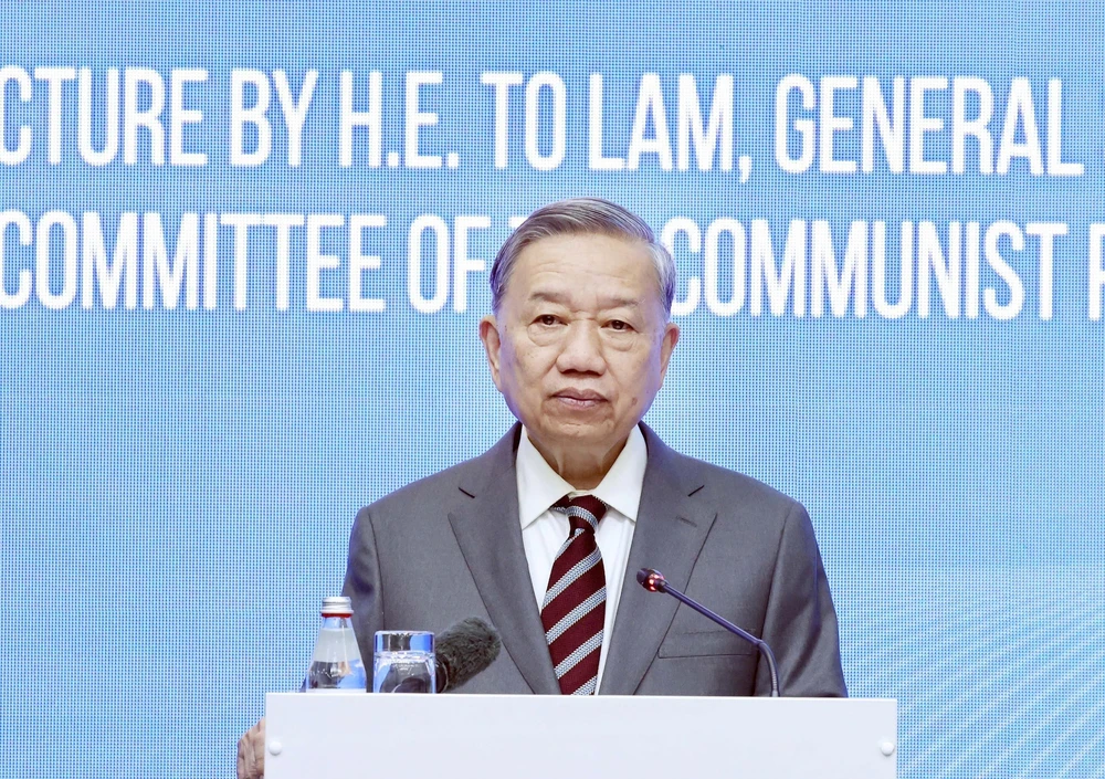 Tổng Bí thư Tô Lâm phát biểu về chính sách tại Học viện Hành chính Công Kazakhstan - Ảnh 1. Tổng Bí thư Tô Lâm phát biểu về chính sách tại Học viện Hành chính Công Kazakhstan - Ảnh 1.