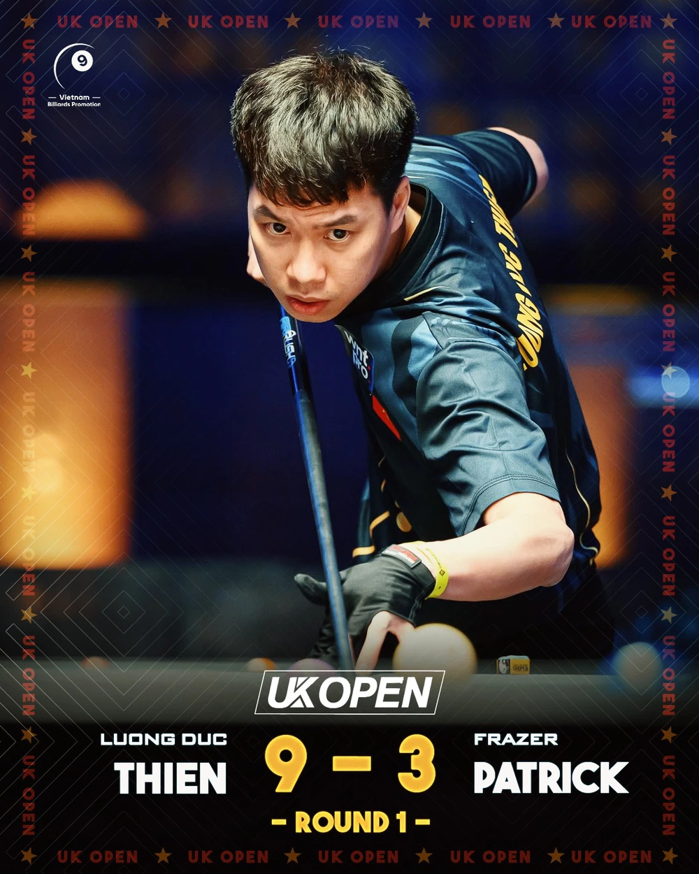 Billiard Việt Nam bất bại khi ra quân tại giải UK Open 2025 - Ảnh 1. Billiard Việt Nam bất bại khi ra quân tại giải UK Open 2025 - Ảnh 1.