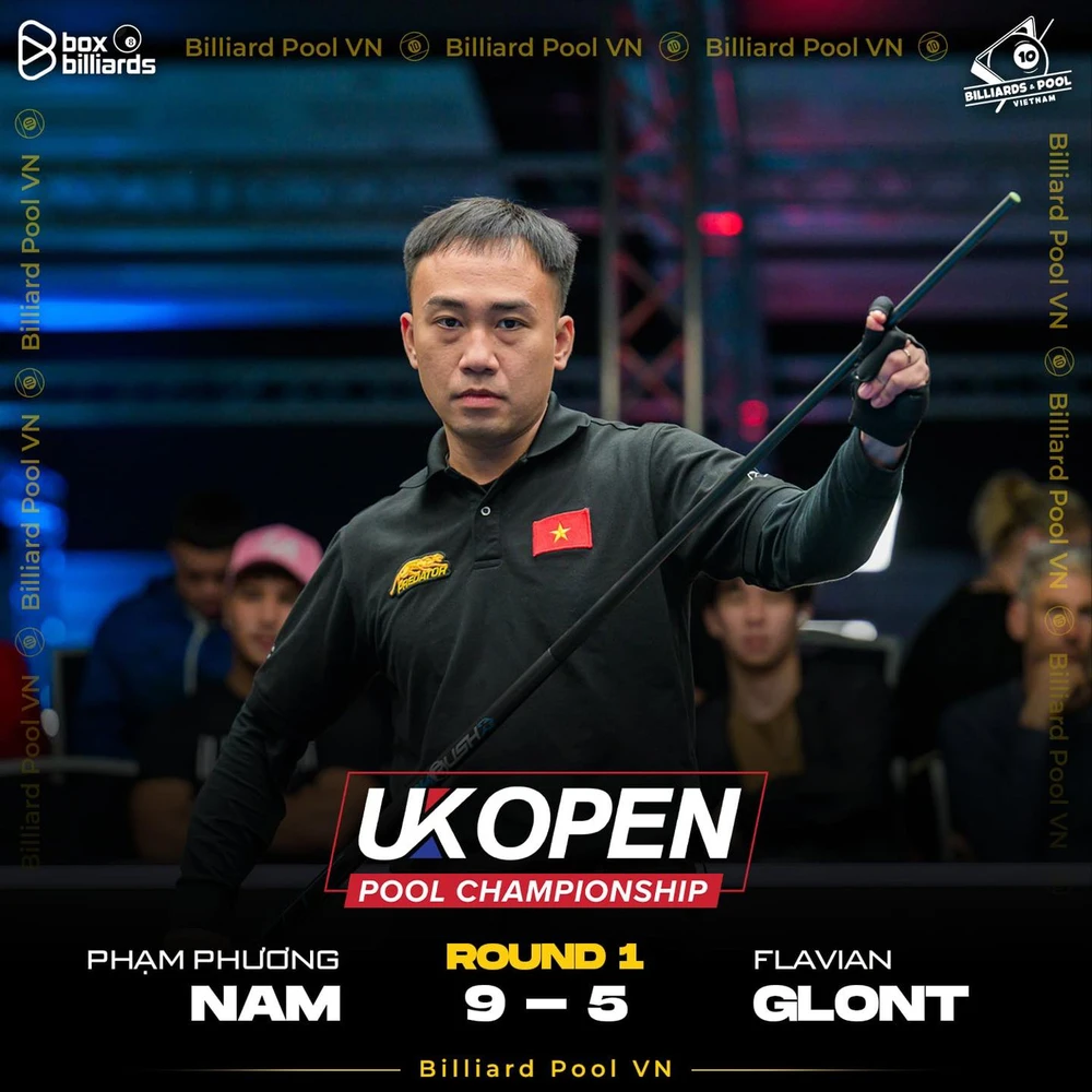 UK Open Pool Championship 2025: Phạm Phương Nam toàn thắng 2 trận, Hoàng Sao ra quân chiều nay - Ảnh 1. UK Open Pool Championship