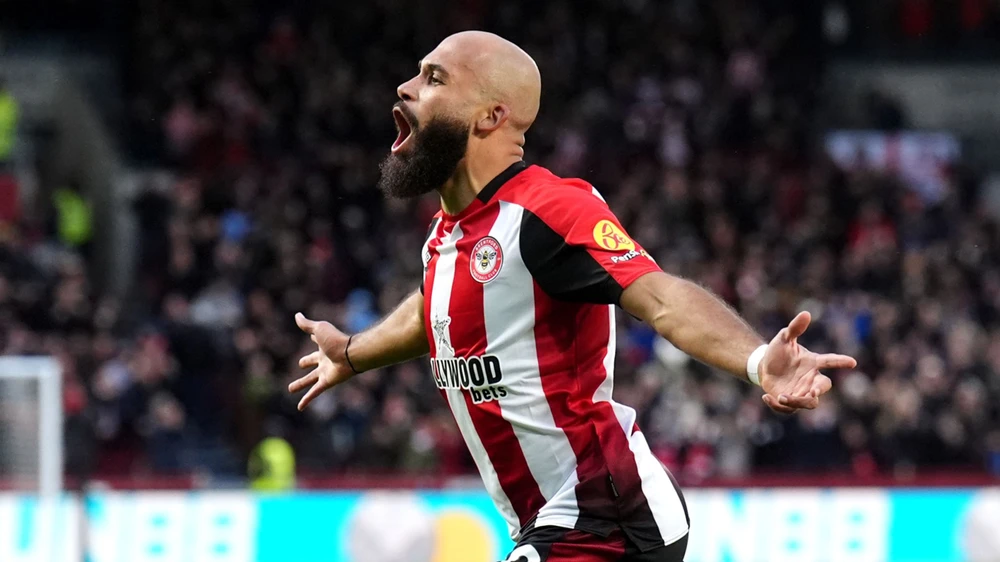 Tin chuyển nhượng hôm nay 8/5: Napoli gây sốc khi nhắm loạt sao Man City, Sao trẻ MU lên tiếng chốt tương lai - Ảnh 3. chuyển nhượng: Bryan Mbeumo
