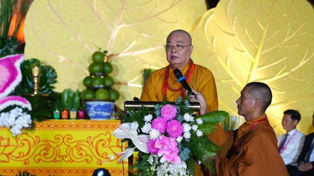 Đại lễ Phật đản Liên hợp quốc - Vesak 2025: Cầu nguyện hòa bình thế giới và trồng 108 cây Bồ Đề tại núi Bà Đen - Tây Ninh - Ảnh 5. Đại lễ Phật đản Liên hợp quốc - Vesak 2025: Cầu nguyện hòa bình thế giới và trồng 108 cây Bồ Đề tại núi Bà Đen - Tây Ninh - Ảnh 5.