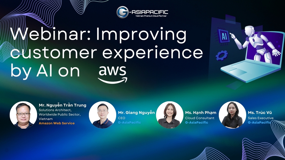G-AsiaPacific Việt Nam phối hợp cùng AWS tổ chức sự kiện "Improving Customer Experience by AI on AWS" - Ảnh 1. G-AsiaPacific Việt Nam phối hợp cùng AWS tổ chức sự kiện "Improving Customer Experience by AI on AWS" - Ảnh 1.