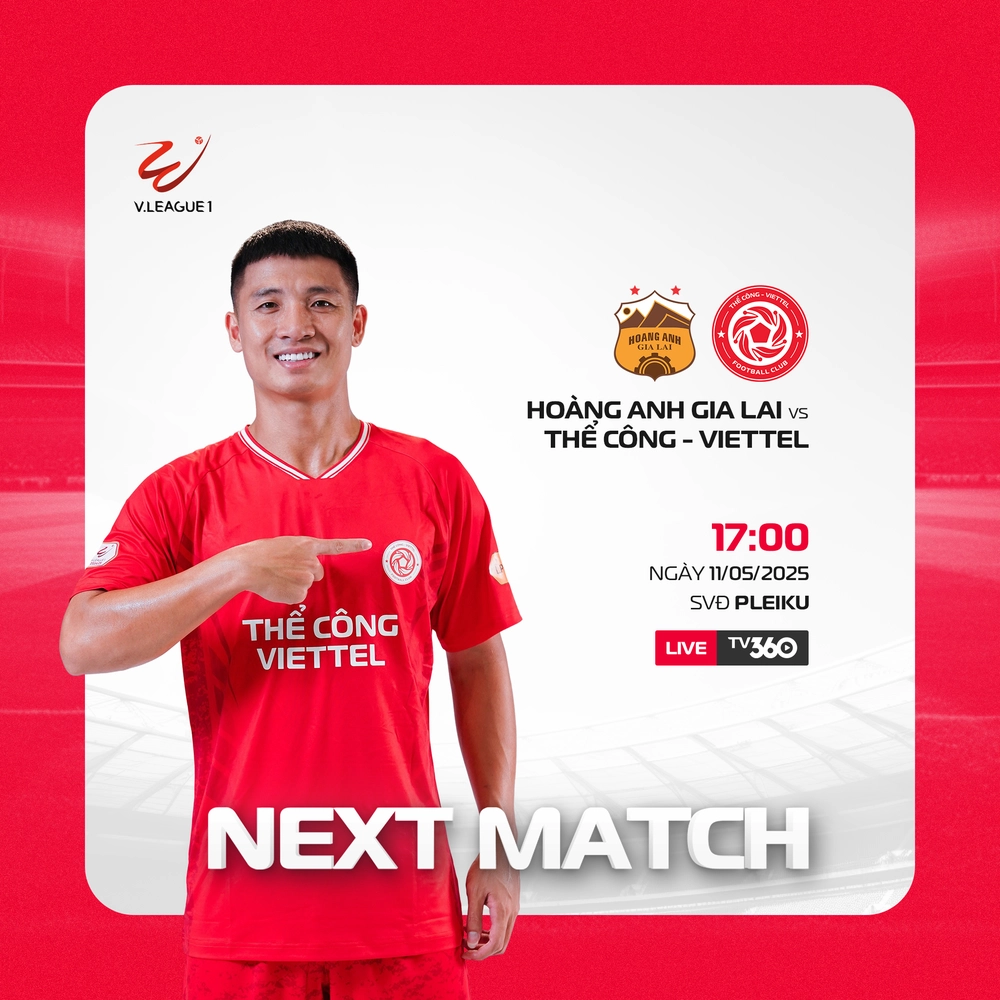 Link xem trực tiếp bóng đá HAGL vs Viettel, 17h00 ngày 11/5, vòng 22 V-League - Ảnh 3.
