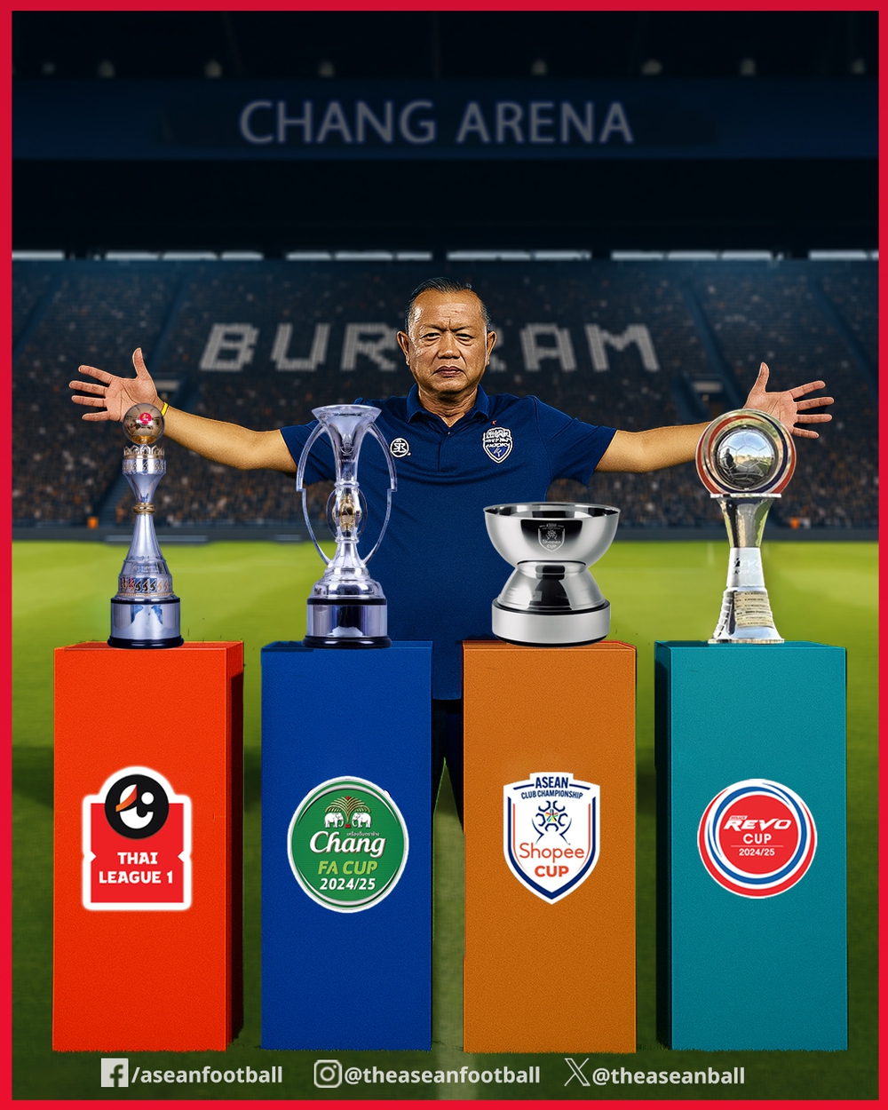 Sau chiến tích trước CAHN, Buriram United tiếp tục hoàn tất cú ăn tư lịch sử, xứng đáng là CLB hay nhất Đông Nam Á - Ảnh 2.