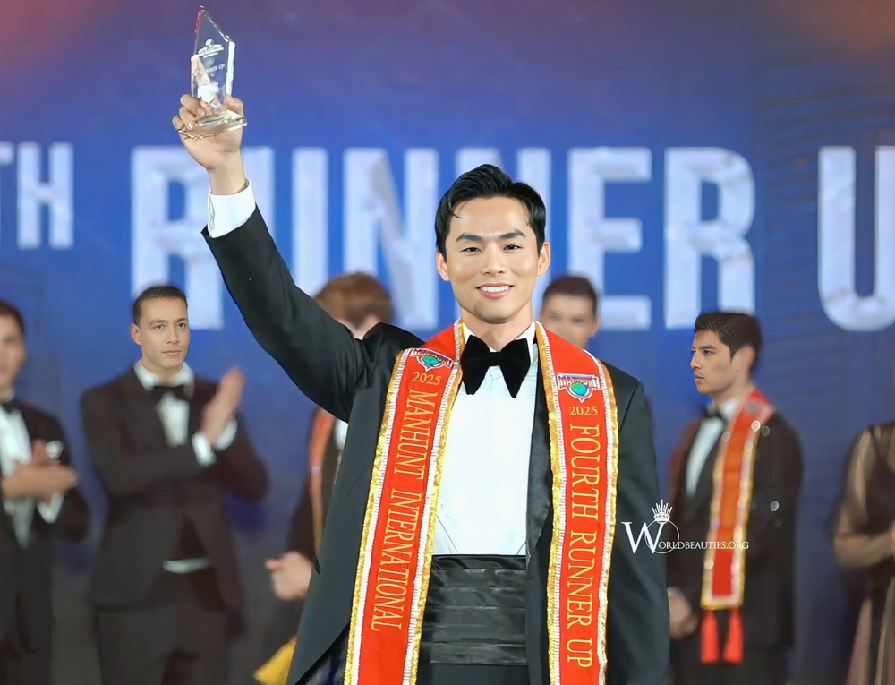 Người mẫu Pháp đăng quang ngôi vị cao nhất, Nguyễn Vũ Linh đạt Á vương 4 tại Manhunt International 2025 - Ảnh 6.