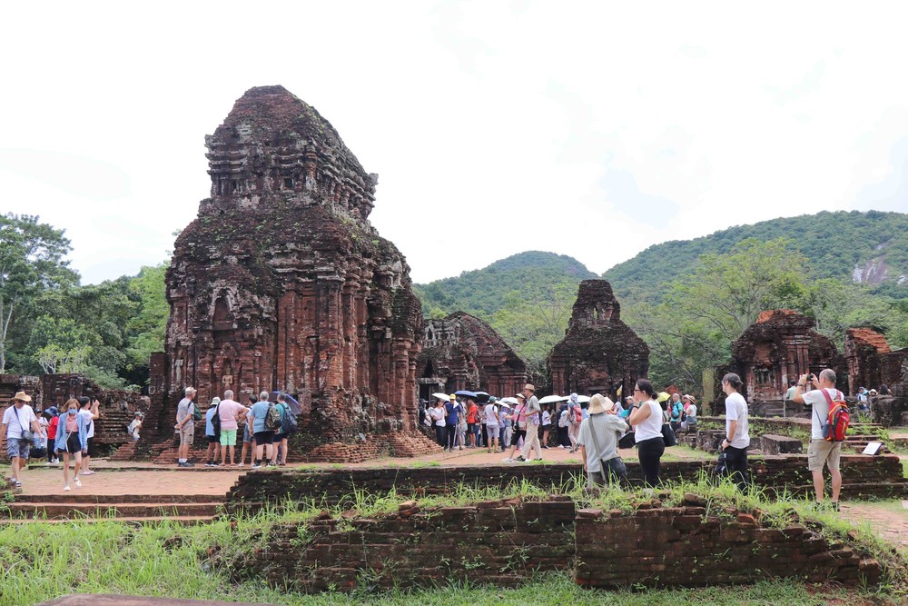 Những phát hiện mới trong quá trình khai quật tại Khu đền tháp Mỹ Sơn - Ảnh 1.