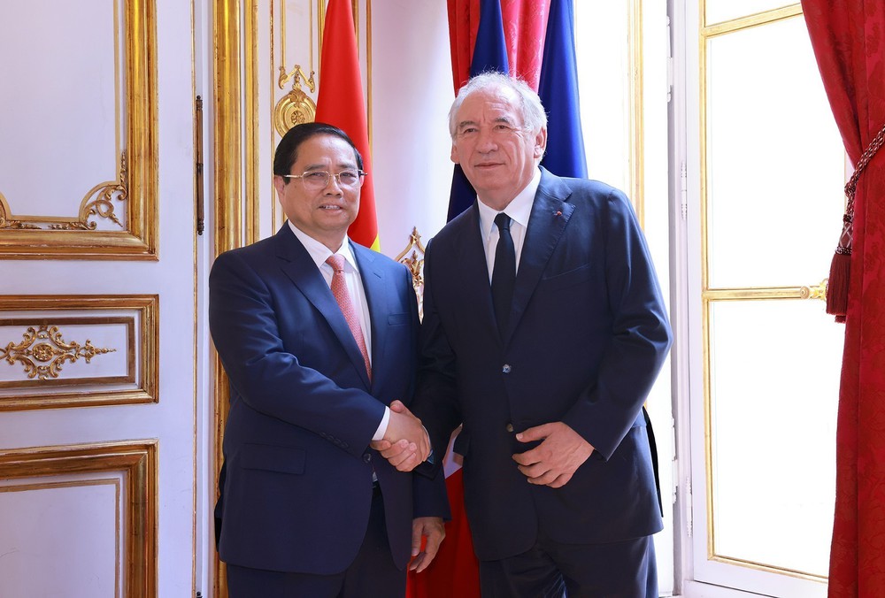 Thủ tướng Phạm Minh Chính hội đàm với Thủ tướng Pháp François Bayrou - Ảnh 5.