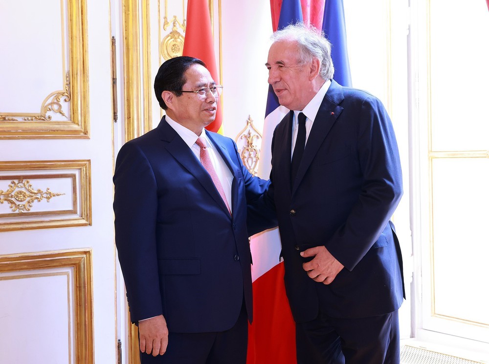 Thủ tướng Phạm Minh Chính hội đàm với Thủ tướng Pháp François Bayrou - Ảnh 4.