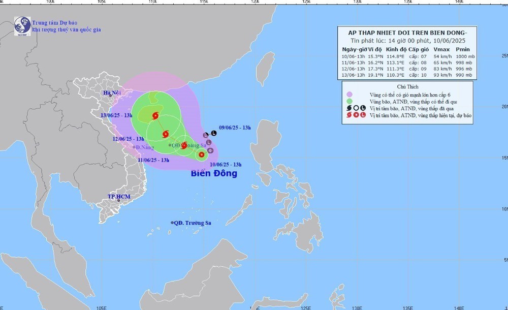 Các tỉnh, thành phố từ Quảng Ninh đến Khánh Hoà chủ động ứng phó với áp thấp nhiệt đới - Ảnh 1.