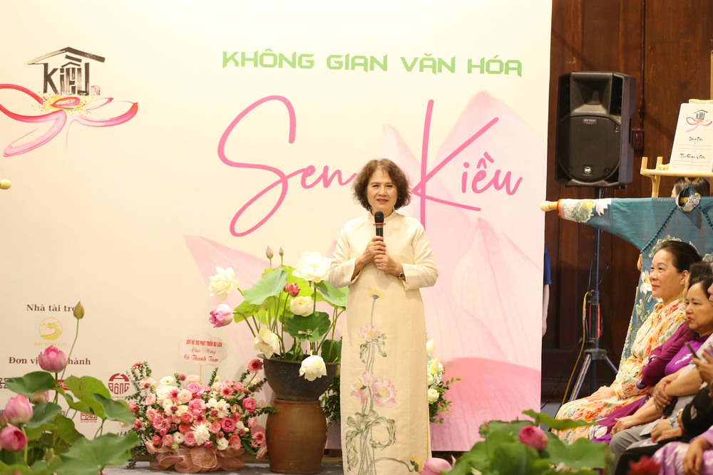 Bà Nguyễn Thị Thanh Tâm -  Phó Giám đốc Quỹ hỗ trợ bảo tồn DSVH Việt Nam, Chủ tịch Sen House Việt Nam chia sẻ