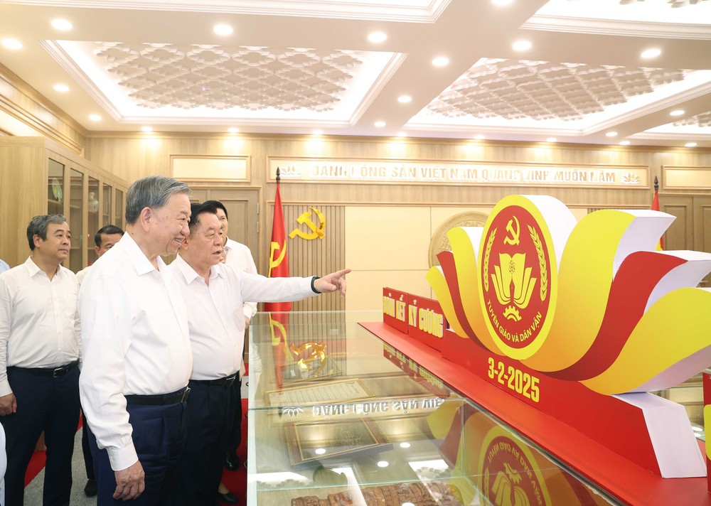 Tổng Bí thư Tô Lâm làm việc với Ban Tuyên giáo và Dân vận Trung ương - Ảnh 15.