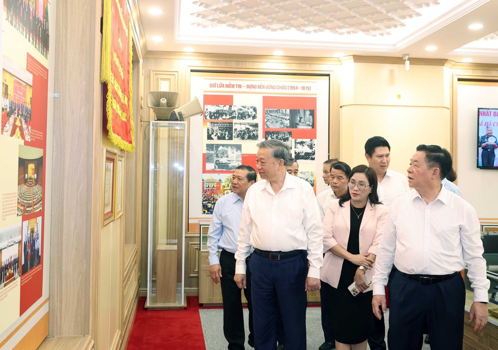 Tổng Bí thư Tô Lâm làm việc với Ban Tuyên giáo và Dân vận Trung ương - Ảnh 13.