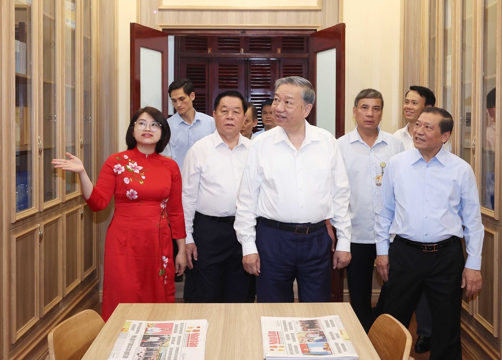 Tổng Bí thư Tô Lâm làm việc với Ban Tuyên giáo và Dân vận Trung ương - Ảnh 12.