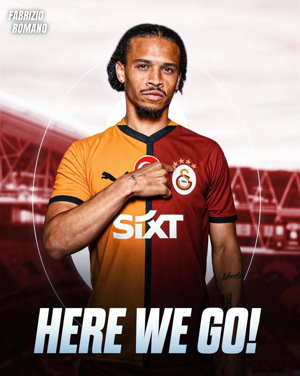 Leroy Sane cập bến Galatasaray