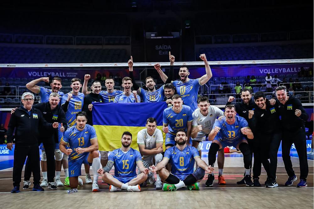 Tân binh Ucraina thắng Mỹ 3-0 ở nội dung nam của VNL 2025