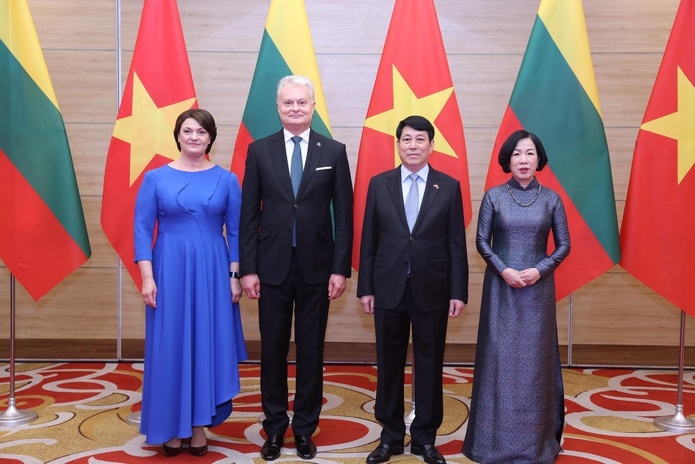 Chủ tịch nước chủ trì tiệc chào mừng Tổng thống Litva thăm chính thức Việt Nam - Ảnh 2.