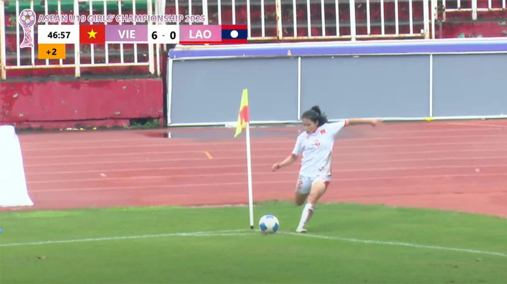 TRỰC TIẾP bóng đá Việt Nam vs Lào (6-0, hết hiệp 1): Mưa bàn thắng ở sân Thống Nhất - Ảnh 4.