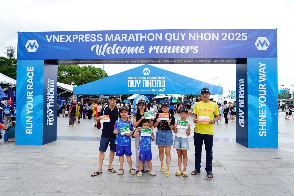 VnExpress Marathon Quy Nhơn 2025 có hơn 12.000 VĐV tranh tài, giải thưởng hấp dẫn