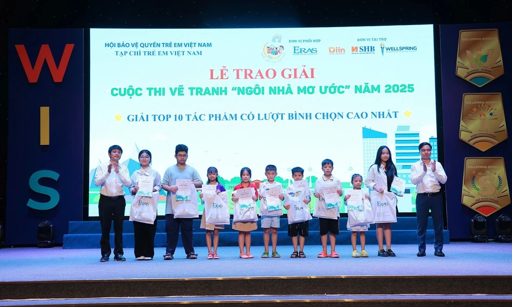 Lễ trao giải cuộc thi vẽ tranh toàn quốc &quot;Ngôi nhà mơ ước&quot; năm 2025 - Ảnh 3.