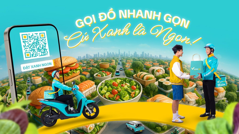 Ra mắt dịch vụ giao đồ ăn - Xanh SM Ngon  - Ảnh 1.