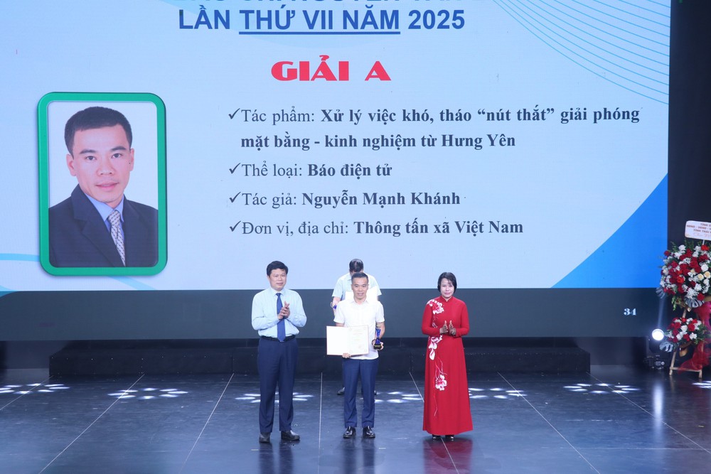 Thông tấn xã Việt Nam đoạt Giải A Giải báo chí Nguyễn Văn Linh năm 2025 - Ảnh 1.
