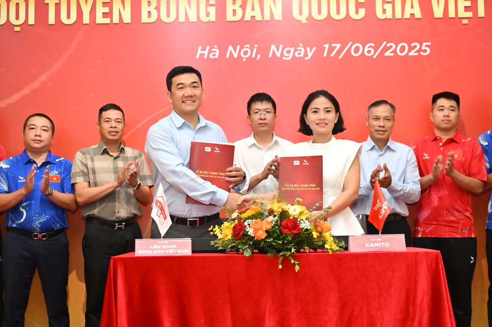 Ra mắt trang phục ĐT bóng bàn Quốc gia Việt Nam 2025 - Ảnh 2.