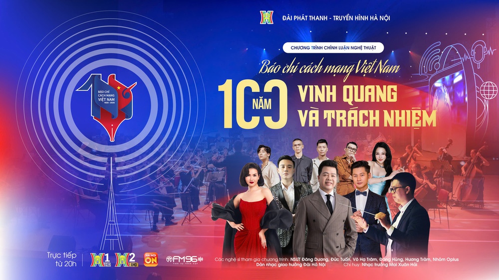 Hà Nội tổ chức chương trình nghệ thuật kỷ niệm 100 năm Báo chí Cách mạng Việt Nam - Ảnh 1. Hà Nội tổ chức chương trình nghệ thuật kỷ niệm 100 năm Báo chí Cách mạng Việt Nam - Ảnh 1.