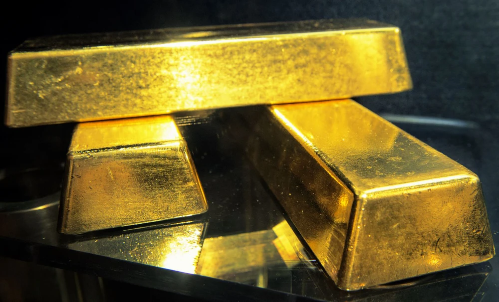 Giá vàng giảm sau tuyên bố của Fed về lãi suất và lạm phát - Ảnh 1. Giá vàng giảm sau tuyên bố của Fed về lãi suất và lạm phát - Ảnh 1.