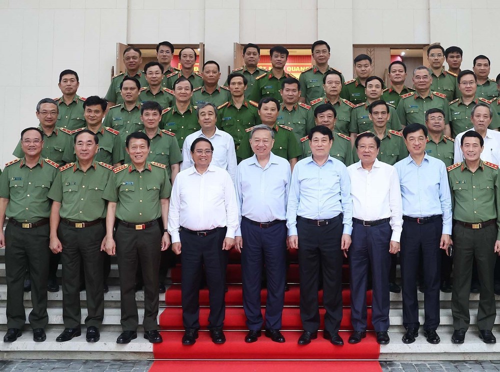 Tổng Bí thư Tô Lâm dự Hội nghị Đảng ủy Công an Trung ương - Ảnh 6.