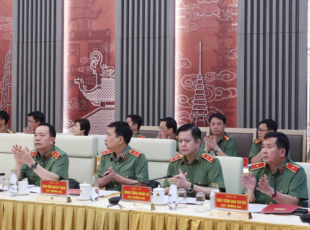Tổng Bí thư Tô Lâm dự Hội nghị Đảng ủy Công an Trung ương - Ảnh 8.