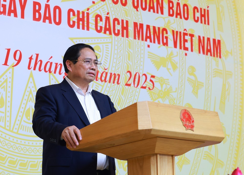 Thủ tướng Phạm Minh Chính: Chính phủ cảm ơn và luôn lắng nghe, chia sẻ, tạo điều kiện cho báo chí hoạt động thuận lợi - Ảnh 1.
