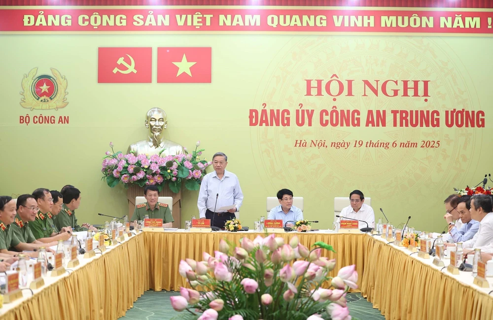 Tổng Bí thư Tô Lâm dự Hội nghị Đảng ủy Công an Trung ương - Ảnh 6.